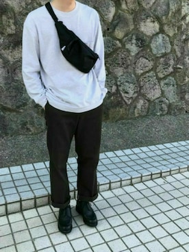 うどんさん（メンズ・177cm）の秋コーディネート