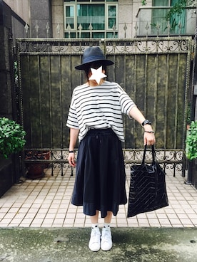 Mia Liuさん(レディース・165cm)の春コーディネート