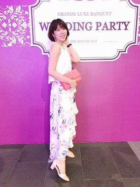 「アイテム（イヤリング）」を使った、Jashe Shiehさん（レディース・165cm・20代）の夏コーディネート