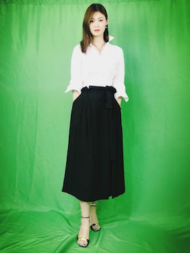 「GIUSEPPE ZANOTTI DESIGN（ジュゼッペザノッティデザイン）のアイテム（サンダル）」を使った、骚气的Finger姐夫さん（レディース・172cm）の秋コーディネート