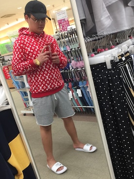 「H&M（エイチ・アンド・エム）のアイテム（アンダーウェア）」を使った、Masaru Miyakeさん（メンズ・177cm）の春コーディネート