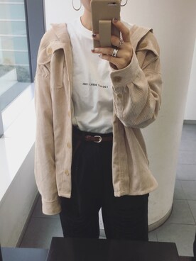 「TODAYFUL（トゥデイフル）のアイテム（PC・スマホグッズ/家電）」を使った、kobakoさん（レディース・168cm）の秋コーディネート