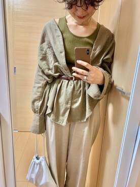 「TODAYFUL（トゥデイフル）のアイテム（PC・スマホグッズ/家電）」を使った、kobakoさん（レディース・168cm）の春コーディネート