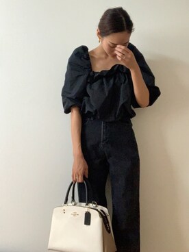 「amel（エイメル）のアイテム（パンツ）」を使った、kanaさん（レディース・163cm）の秋コーディネート