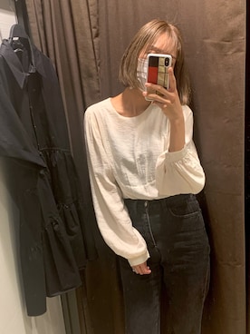 「amel（エイメル）のアイテム（パンツ）」を使った、kanaさん（レディース・163cm）の春コーディネート