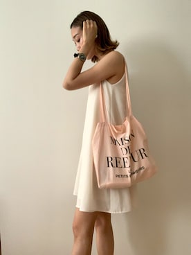 「MAISON DE REEFUR（メゾンドリーファー）のアイテム（トートバッグ）」を使った、kanaさん（レディース・163cm）の夏コーディネート