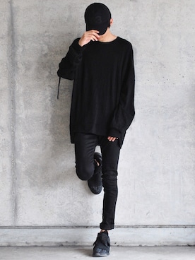 「SHAREEF（シャリーフ）のアイテム（トップス）」を使った、HISAMOTOさん（メンズ・180cm）の秋コーディネート