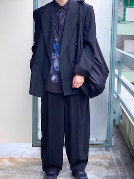 「アイテム（トートバッグ）」を使った、HISAMOTOさん（メンズ・180cm・10代）の春コーディネート