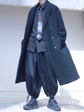 「アイテム（フォーマルスーツ/小物）」を使った、HISAMOTOさん（メンズ・180cm・10代）の春コーディネート