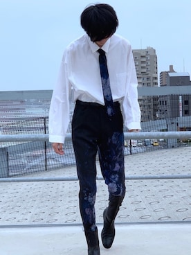 「アイテム（フォーマルスーツ/小物）」を使った、HISAMOTOさん（メンズ・180cm・10代）の夏コーディネート