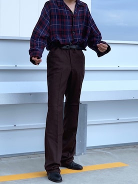 「LITTLEBIG（リトルビッグ）のアイテム」を使った、HISAMOTOさん（メンズ・180cm）の夏コーディネート