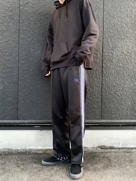 「shiyoh」｜「アイテム（スリッポン）」を使った、HISAMOTOさん（メンズ・180cm）の春コーディネート