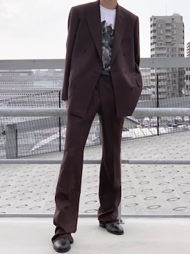 「JOHN LAWRENCE SULLIVAN」｜「アイテム（その他）」を使った、HISAMOTOさん（メンズ・180cm）の春コーディネート