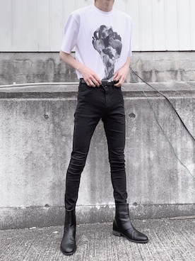 「glabella（グラベラ）のアイテム」を使った、HISAMOTOさん（メンズ・180cm）の夏コーディネート