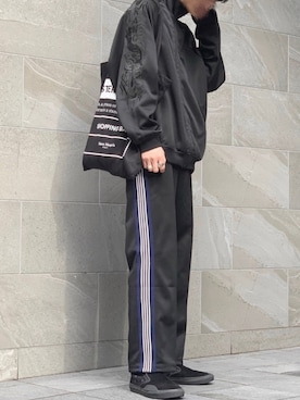 「doublet（ダブレット）のアイテム（ブルゾン）」を使った、HISAMOTOさん（メンズ・180cm）の夏コーディネート