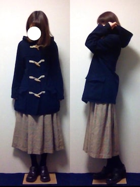 「THE SCOTCH HOUSE（スコッチハウス）のアイテム（ジャケット/アウター）」を使った、❁さん（レディース・163cm）の春コーディネート