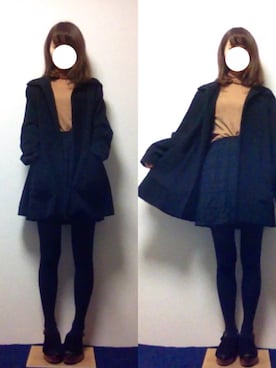 「NICE CLAUP（ナイスクラップ）のアイテム（その他アウター）」を使った、❁さん（レディース・163cm）の春コーディネート