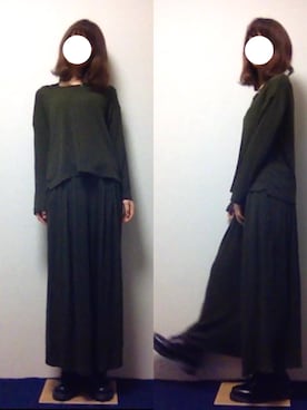 「DRESKIP（ドレスキップ）のアイテム（オールインワン・サロペット）」を使った、❁さん（レディース・163cm）の春コーディネート