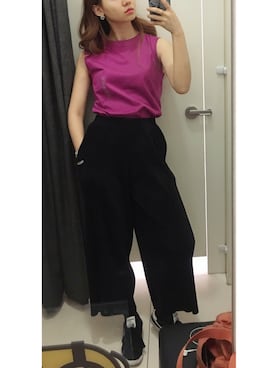 「chuu（チュー）のアイテム（アクセサリー）」を使った、ゆりりんさん（レディース・161cm）の春コーディネート