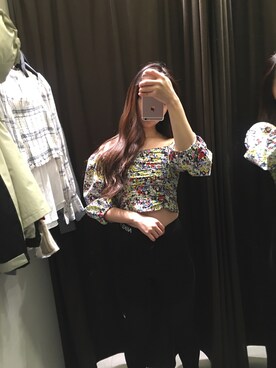 「ZARA（ザラ）のアイテム（トップス、その他）」を使った、ゆりりんさん（レディース・163cm）の冬コーディネート