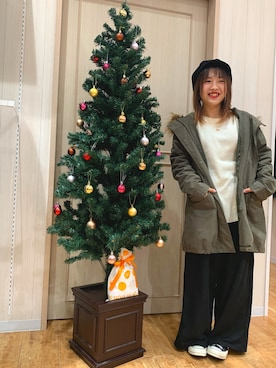 「DRESKIP（ドレスキップ）のアイテム（アクセサリー）」を使った、さばちさん（レディース・150cm）の秋コーディネート