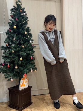 「DRESKIP（ドレスキップ）のアイテム（アクセサリー）」を使った、さばちさん（レディース・150cm）の冬コーディネート