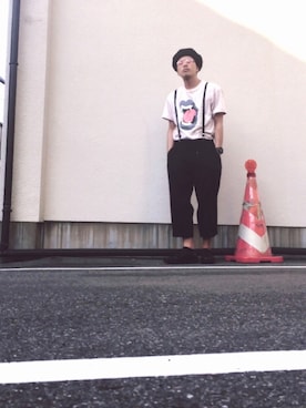 クワモトユウさん（メンズ・167cm）の春コーディネート