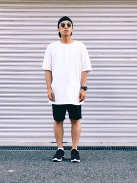 クワモトユウさん（メンズ・167cm）の夏コーディネート