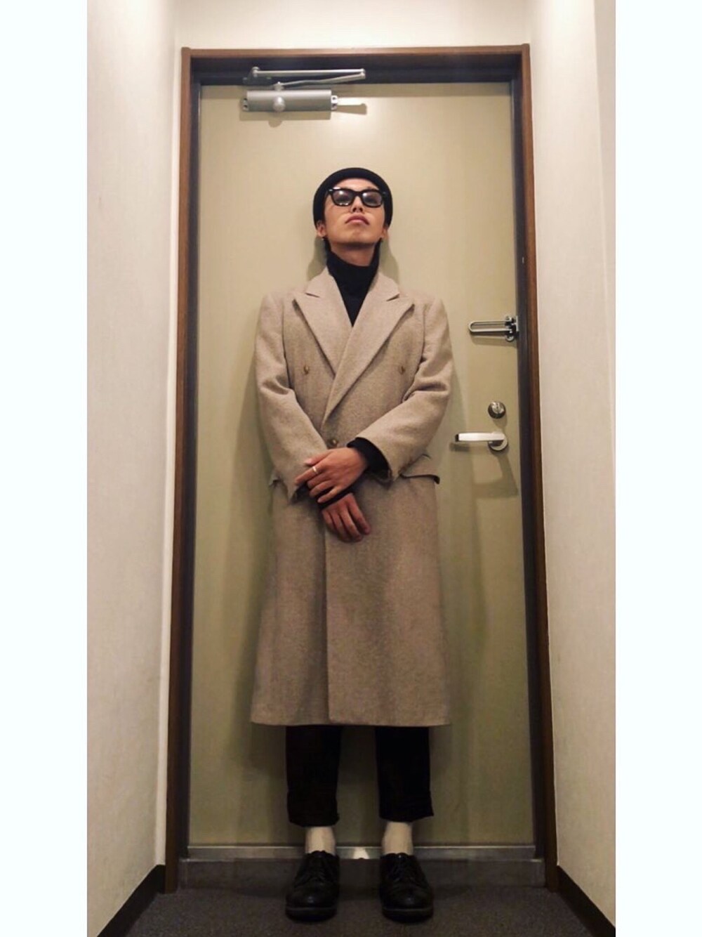 Giorgio Armani コート ハンガー付き 着画あり Giorgio Armani コート ハンガー付き 着画あり Giorgio Armani コート