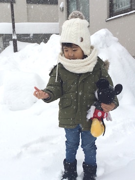 Hannaさん（キッズ・90cm）の冬コーディネート