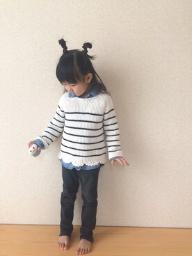 Hannaさん（キッズ・90cm）の春コーディネート