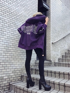 「ENVYM（アンビー）のアイテム」を使った、envym_sakuraさん（レディース・163cm）の秋コーディネート