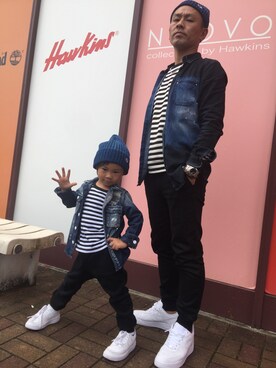 「F.O.KIDS（エフオーキッズ）のアイテム」を使った、YURAさん（メンズ・165cm）の秋コーディネート