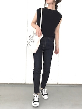 「アイテム（イヤリング）」を使った、sonさん（レディース・158cm・20代）の夏コーディネート