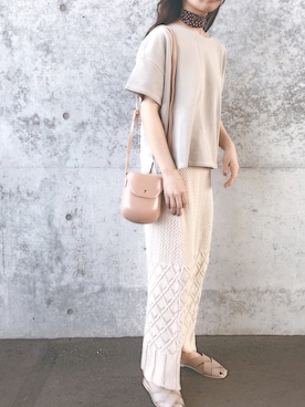 「TODAYFUL（トゥデイフル）のアイテム（財布/小物）」を使った、sonさん（レディース・158cm）の春コーディネート