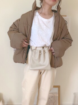 「Chaco closet（チャコ クローゼット）のアイテム（ジャケット/アウター）」を使った、sonさん（レディース・158cm）の秋コーディネート