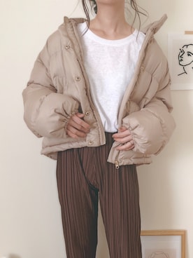 「ISOOK（アイスー）のアイテム（パンツ）」を使った、sonさん（レディース・158cm）の秋コーディネート