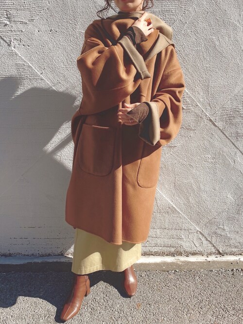 6(ROKU)＞REVER HOODED PULLOVER COAT/コートを使った人気ファッション