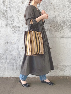 「Bou Jeloud」｜「アイテム（ワンピース/ドレス）」を使った、sonさん（レディース・159cm）の春コーディネート