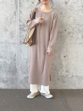 「NE QUITTEZ PAS!（ヌキテパ）のアイテム」を使った、sonさん（レディース・159cm）の春コーディネート