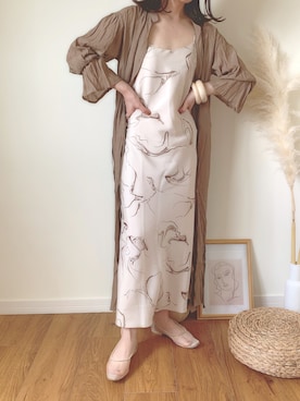 「ISOOK（アイスー）のアイテム（ワンピース/ドレス）」を使った、sonさん（レディース・159cm）の春コーディネート