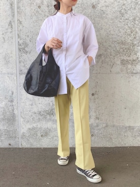 「PAPILLONNER（パピヨネ）のアイテム」を使った、sonさん（レディース・159cm）の夏コーディネート