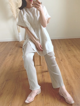 「ESPERANZA（エスペランサ）のアイテム（シューズ）」を使った、sonさん（レディース・159cm）の夏コーディネート