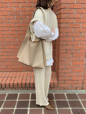 chuclla】Wide shoulder tote bag cha188を使った人気ファッション ...