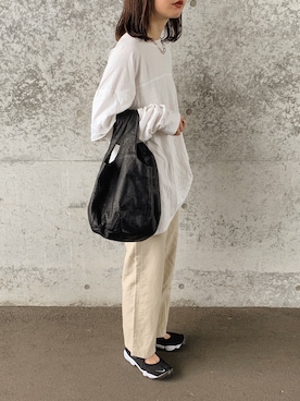 「PAPILLONNER（パピヨネ）のアイテム」を使った、sonさん（レディース・159cm）の春コーディネート