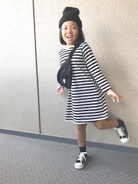 yuMeさん（キッズ・120cm）の秋コーディネート