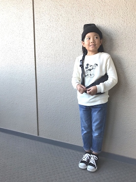 yuMeさん（キッズ・120cm）の秋コーディネート