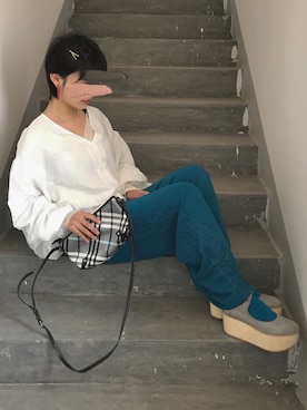 「BellyButton（ベリーボタン）のアイテム」を使った、ingoringさん（レディース・165cm）の春コーディネート