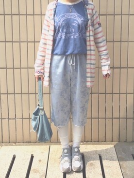 「CUBE SUGAR（キューブシュガー）のアイテム（バッグ）」を使った、ingoringさん（レディース・165cm）の春コーディネート