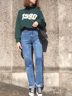 「RADIA」｜おだりささん（レディース・173cm）の冬コーディネート
